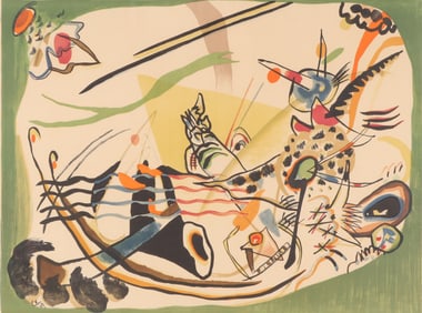 Wassily Kandinsky - Le Bord Vert - Lithograph