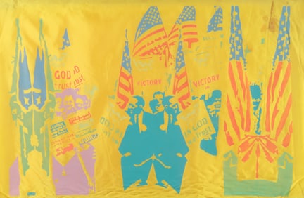 William M. Kent - Flag Waves #4 - slate print