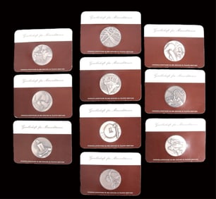 Salvador Dali - The Ten Commandments- Silver Coins