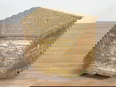 Victorian Brass Scuttle Box