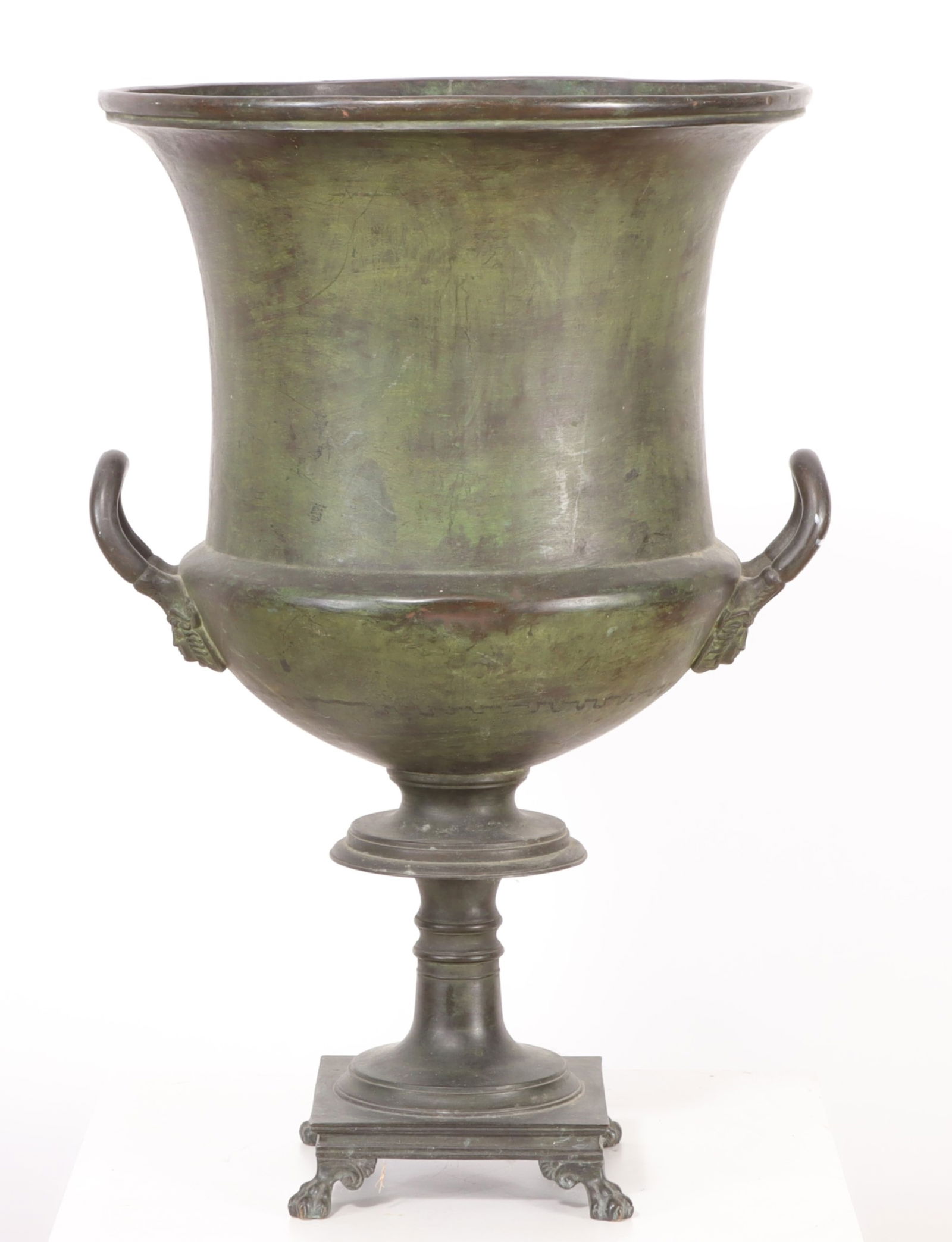 Grand Tour Greco Roman Style Patinated Copper Urn (1 of 6)