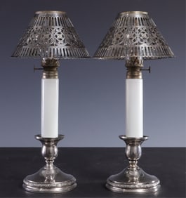 Assembled Sterling Candlesticks