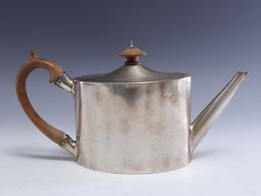 Henry Chawner Sterling Silver Tea Pot, 1826