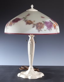 Pittsburgh Lamp - Reverse Painted Shade
