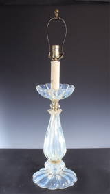 Segusso Murano Style, Opalescent Glass Table Lamp (1 of 5)