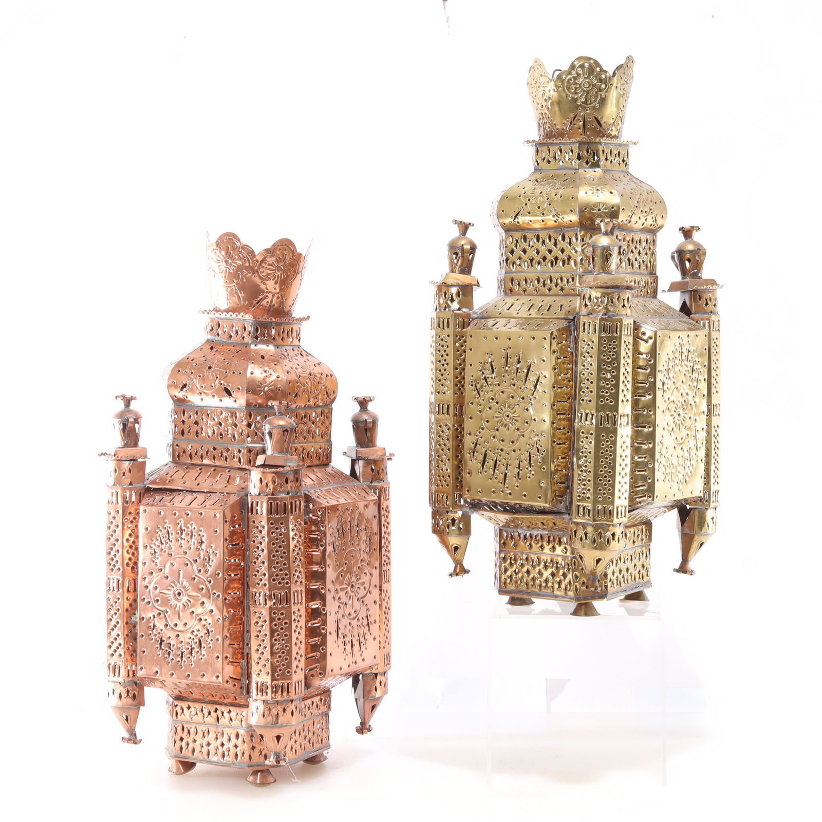 Moorish-Moroccan Style Metal Lanterns (1 of 8)