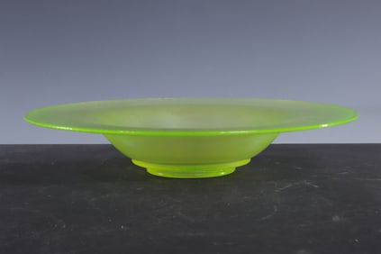 Vaseline Glass Bowl