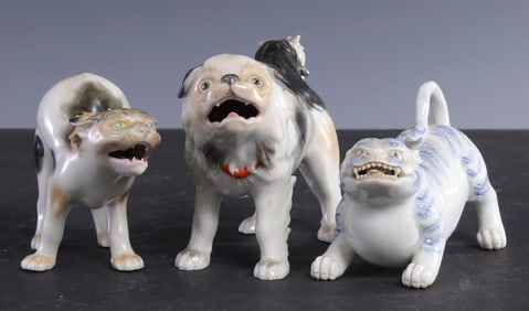 Group of Porcelain Animals