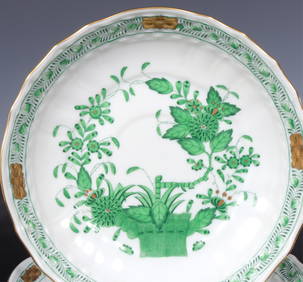 Herend Indian Basket Tea Service (1 of 4)