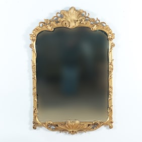 Rococo Style Giltwood Mirror