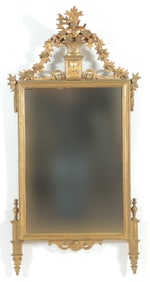 Italian Classical Style Giltwood Mirror