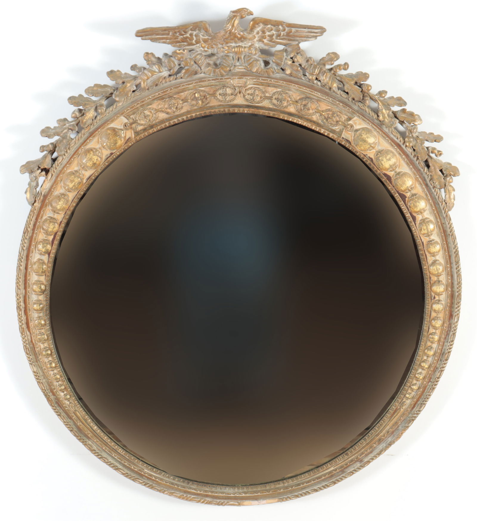 Federal Style Round Mirror (1 of 4)