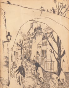 Lyonel Feininger Green Bridge Etching