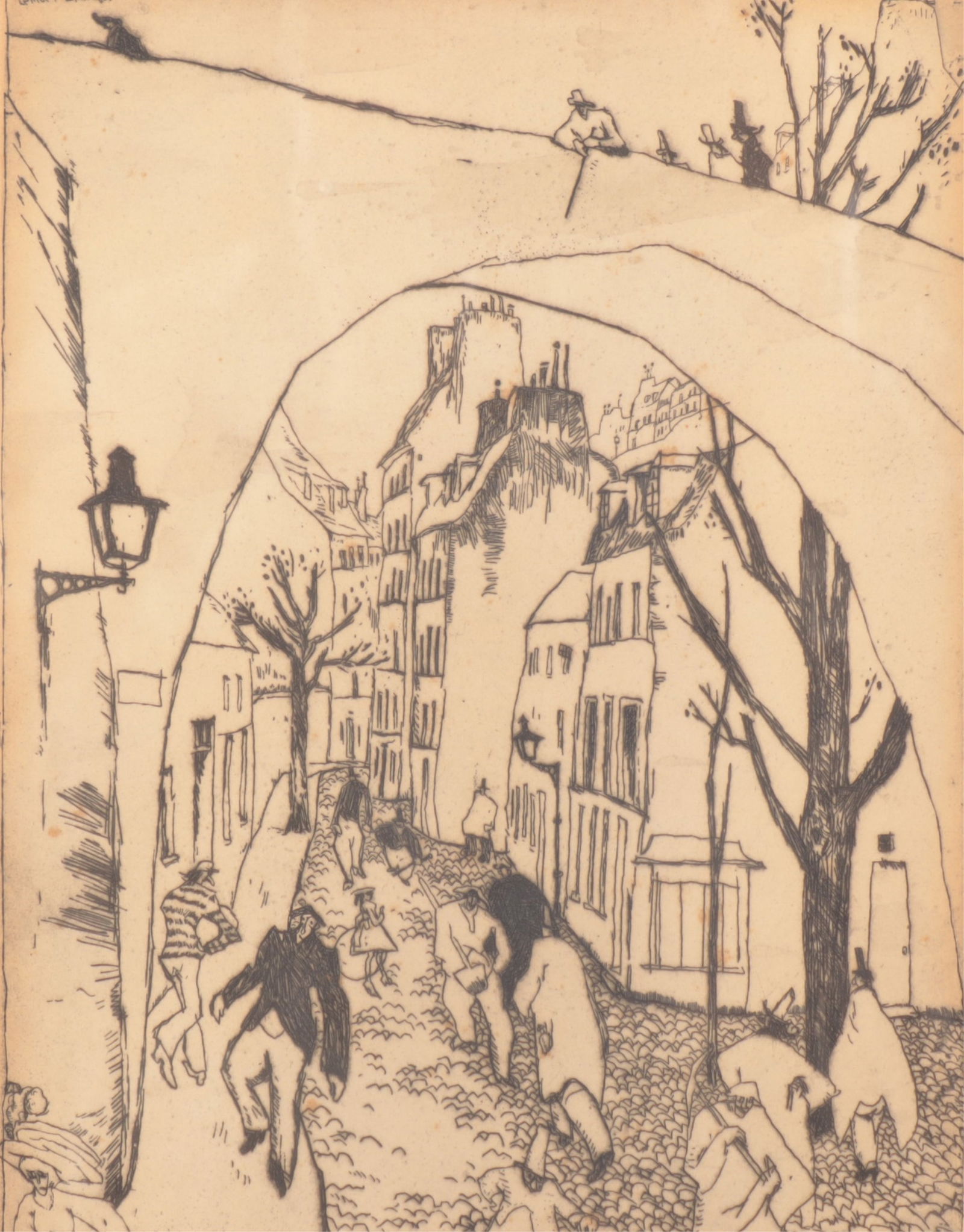 Lyonel Feininger Green Bridge Etching (1 of 11)