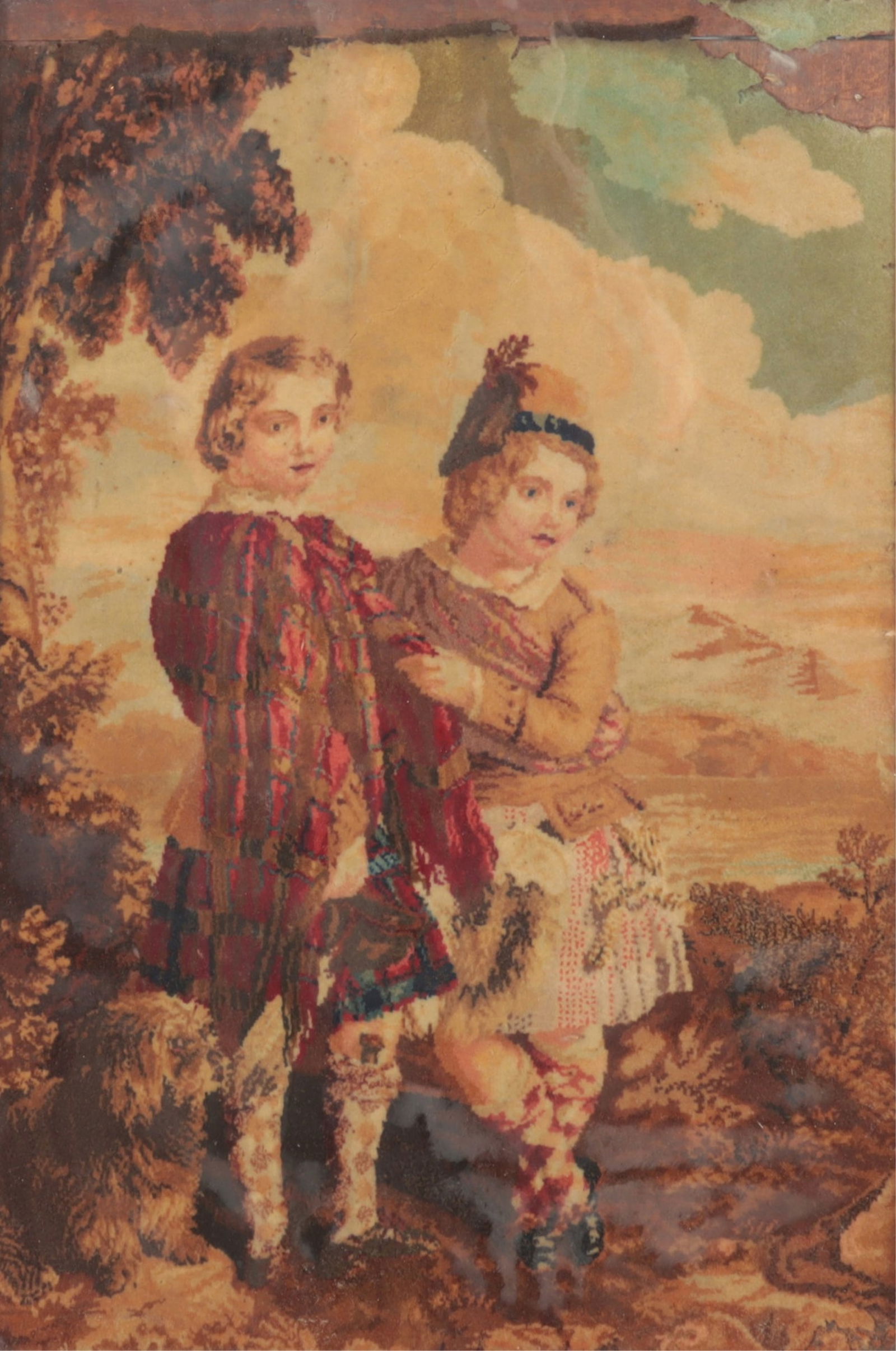 Antique Velvet with Boys Scottish Highlands Dress (1 of 10)