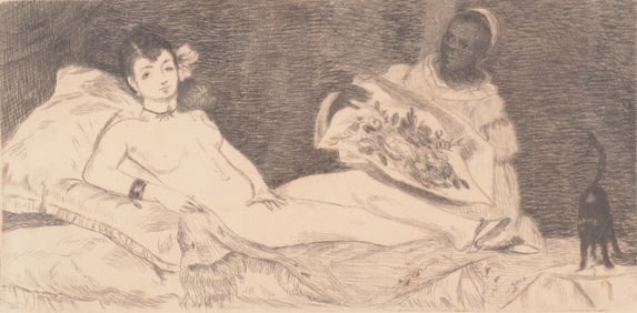 Manet Olympia Etching