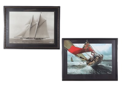 Sailboat Prints - Velsheda & Mateor IV