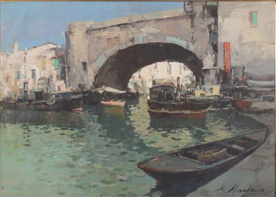 20th C. - Venetian Canal - O/C