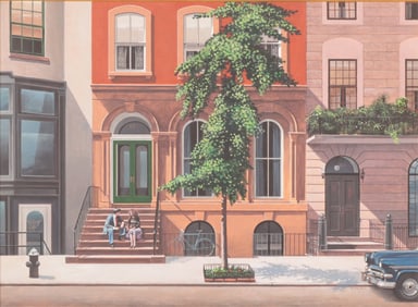 Wendell Minor - Greenwich Village - O/C