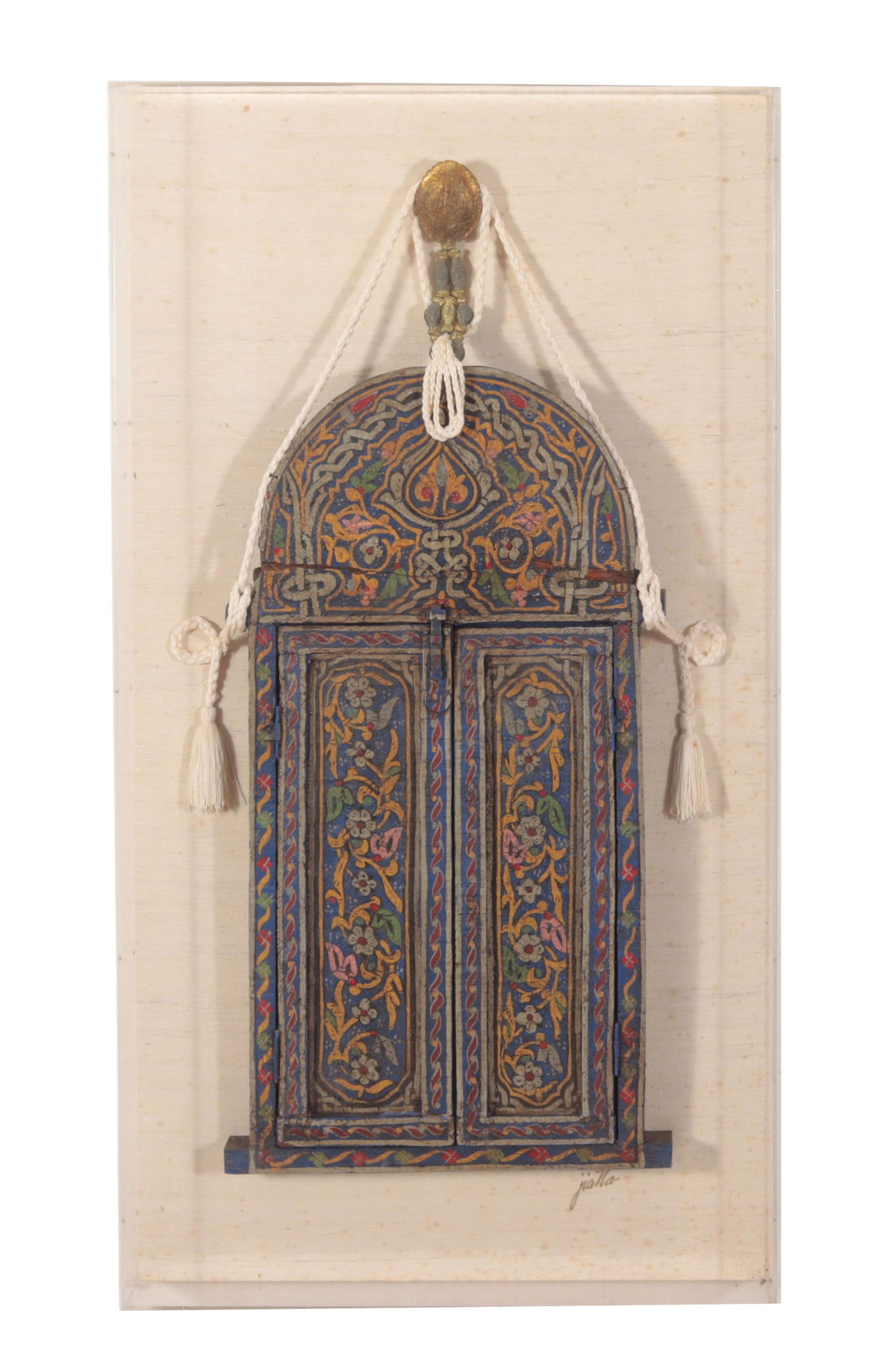 Moroccan / Middle Eastern Wall Cabinet (1 of 9)
