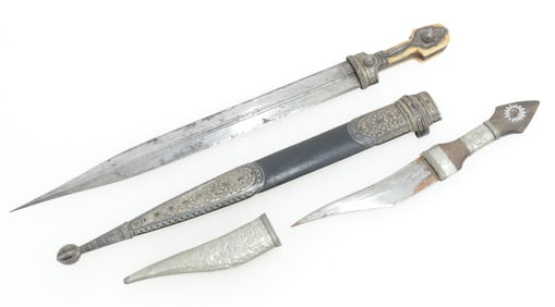 Two Antique Middle Eastern Edged Weapons