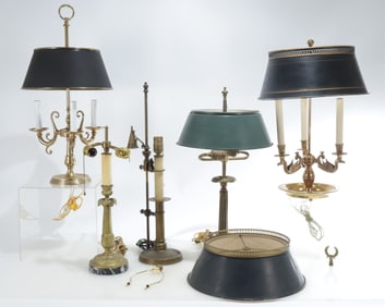 Collection Classically Styled Desk and Table Lamps