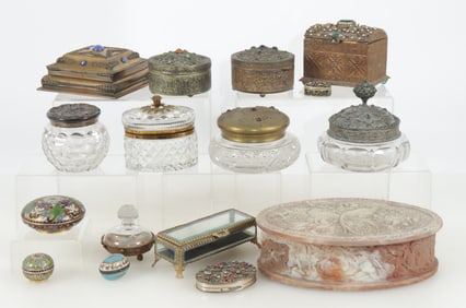 Collection of Vanity and Jewelry Boxes