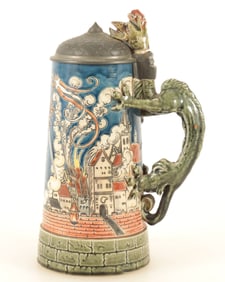 Mettlach Stein, 1.0 Liter #1786