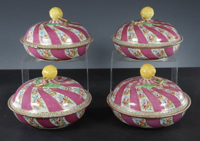 Four Meissen Marcolini Period Tureens
