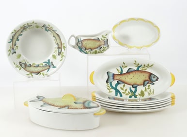 E Radford Pottery Serving Pieces