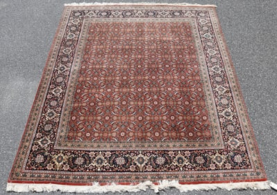Hamadan Style Wool Carpet 8 x 9-10
