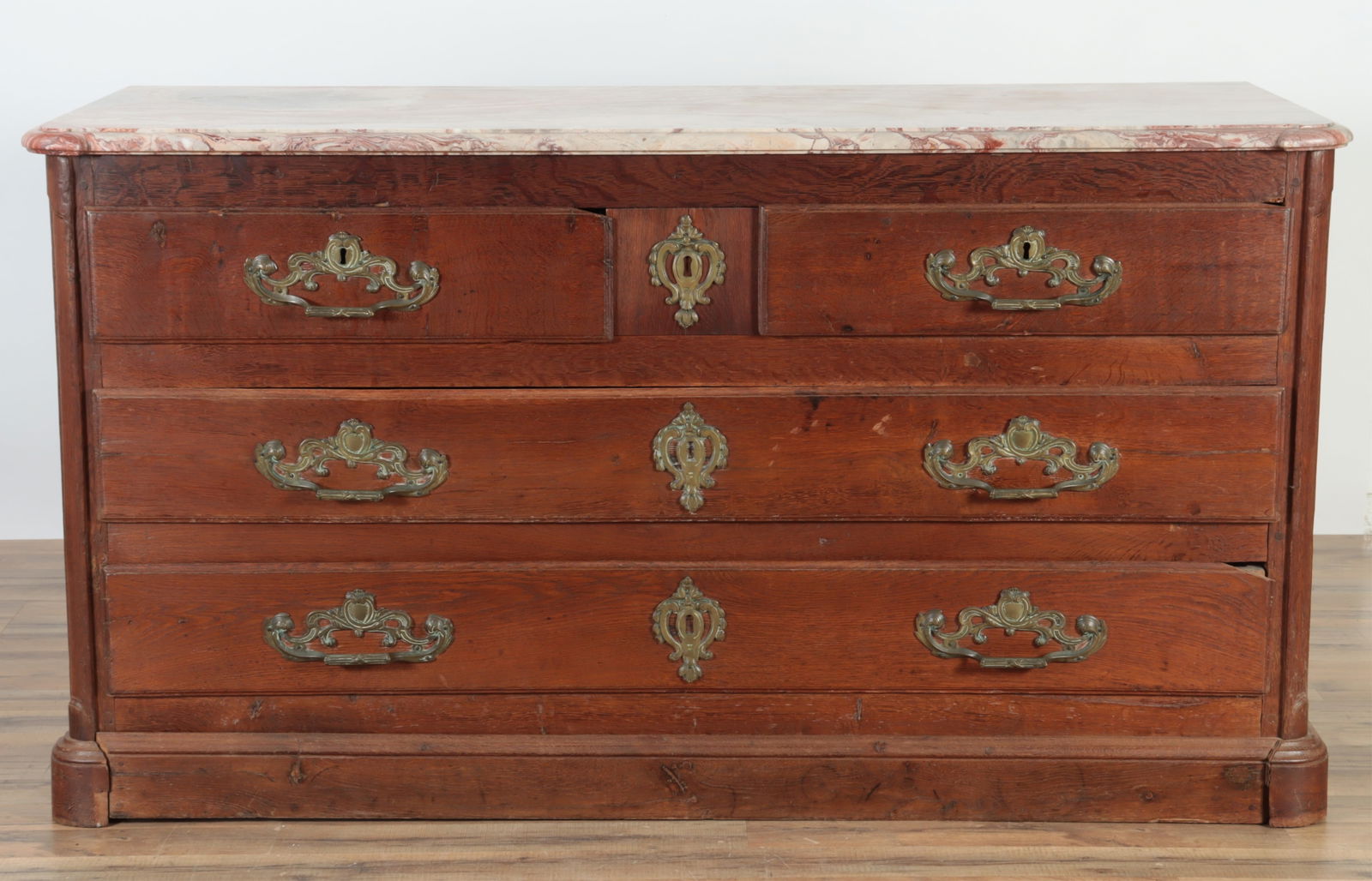 19th C. French Provincial Oak Dresser (1 of 12)
