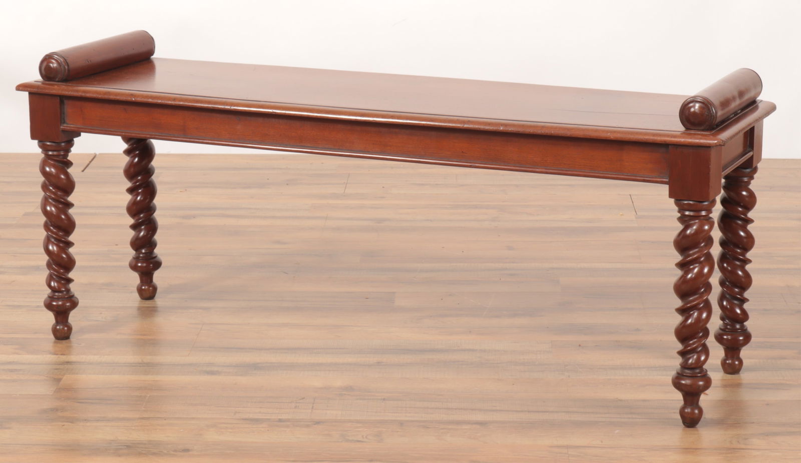 William IV Mahogany Hall Bench, 19 C (1 of 7)