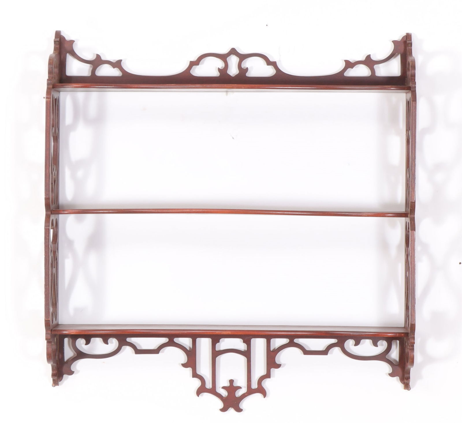 George III Mahogany Hanging Shelf (1 of 7)