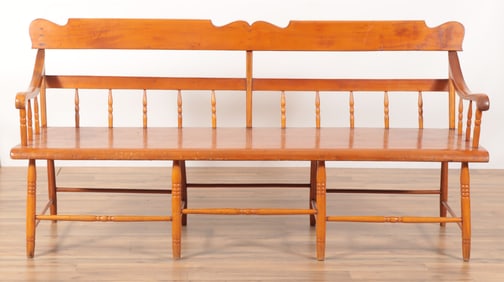 19th C. American Deacons Bench