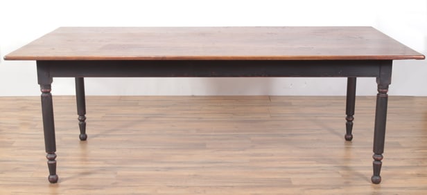 Country Cherry Stained Farm Table