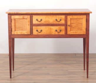 Benchmade Federal Style Tiger Maple Sideboard