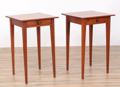 Pair of Federal Style Pine Side Tables