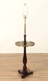 Directoire Style Brass Mounted Mahogany Lamp Table
