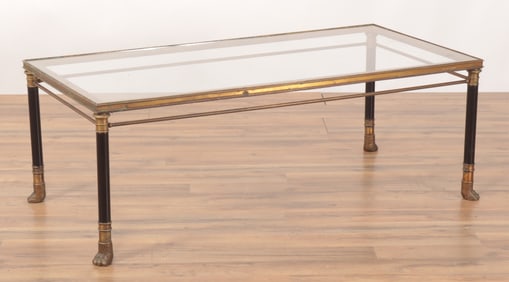 Classical Style Metal Coffee Table, after Guerin
