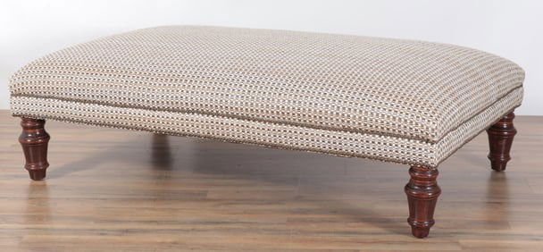 George Smith Style Mahogany Ottoman