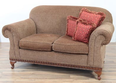 Drexel Heritage/Lillian August Chenille Loveseat