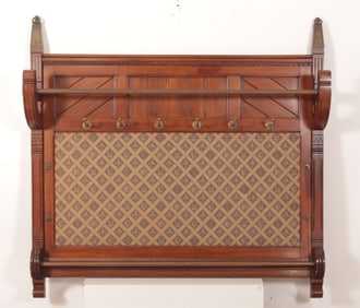 Oak Aesthetic Movement Wall Mount Tree 19th c.