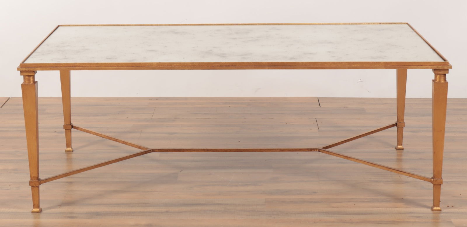 Bagues Style Gilt Metal Coffee Table (1 of 4)