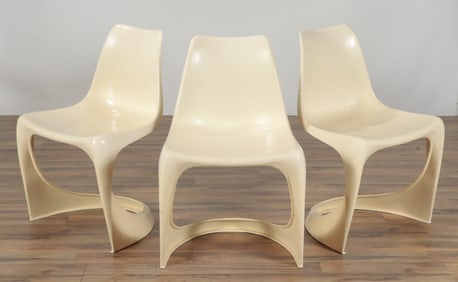Three Steen Ostergaard Cado Chairs, circa 1975