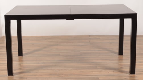Modern Black Formica Dining Table