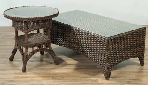 Outdoor Resin Cocktail & End Table