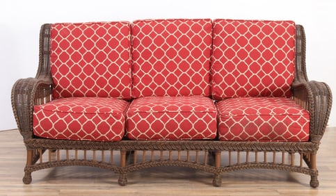 Ethan Allen Outdoor Resin 3 Seat Sofa