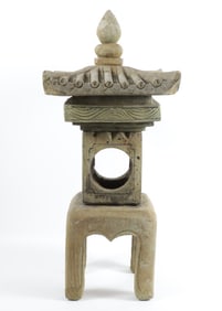 Chinese Style Cast Cement Pagoda Lantern