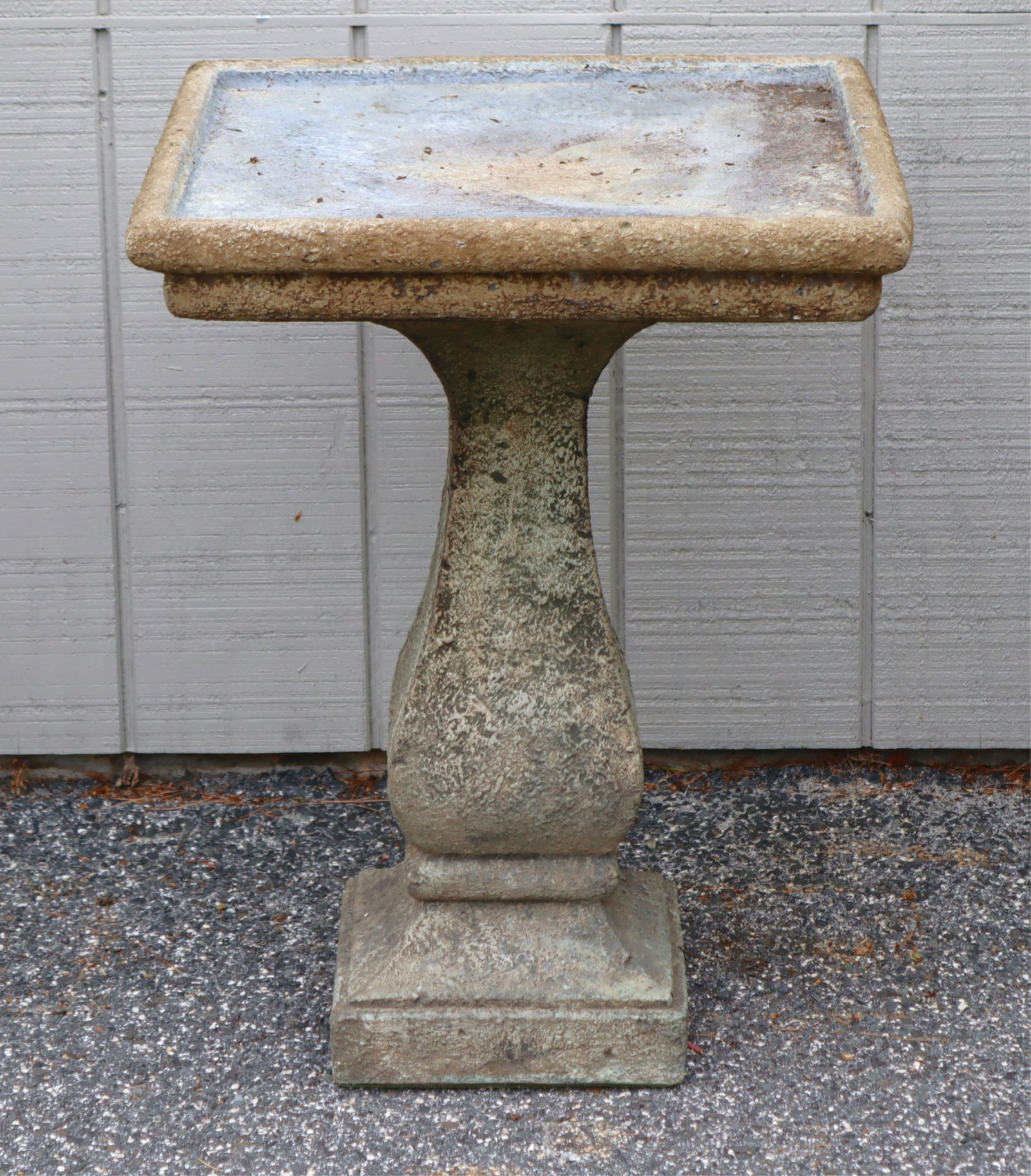 Massarelli Cast Cement Birdbath (1 of 4)